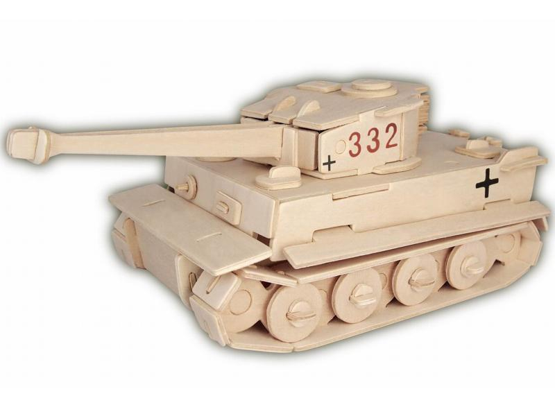 Woodcraft Dřevěné 3D puzzle tank Tiger MK1