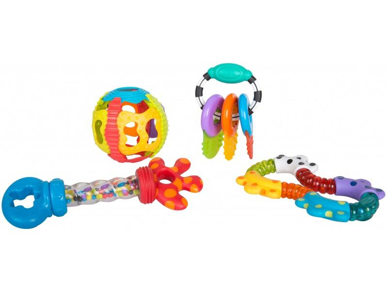 Playgro - Dárkový set s chrastítky a kousátky