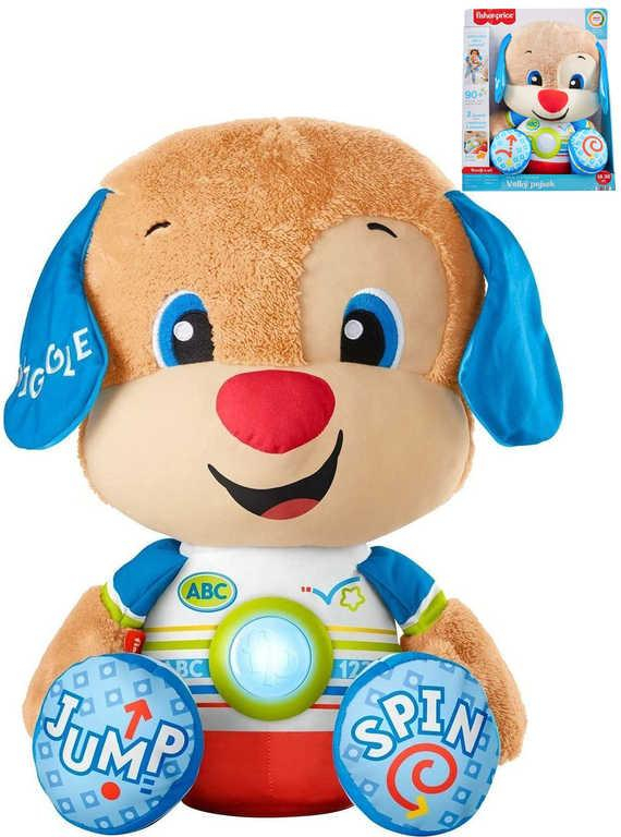 FISHER PRICE Baby pejsek velký interaktivní na baterie CZ Světlo Zvuk