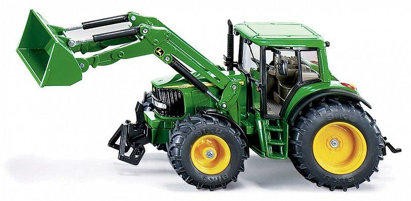 SIKU Farmer - Traktor John Deere s čelním nakladačem, měřítko 1:32