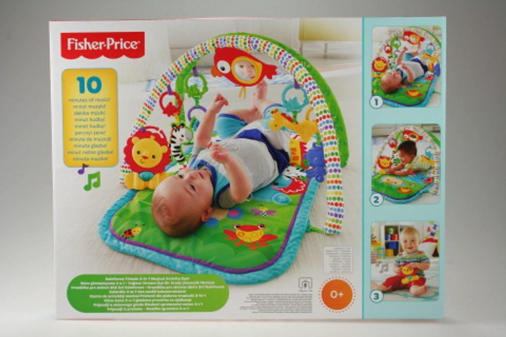 Fisher Price hrazdička pro aktivní dítě 3v1 Rainforest CHP85