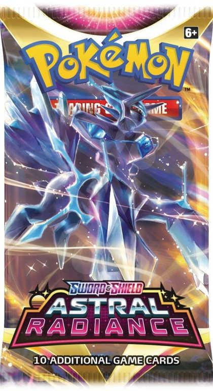 ADC Pokémon TCG SWSH10 Astral Radiance Booster set 10 karet v sáčku