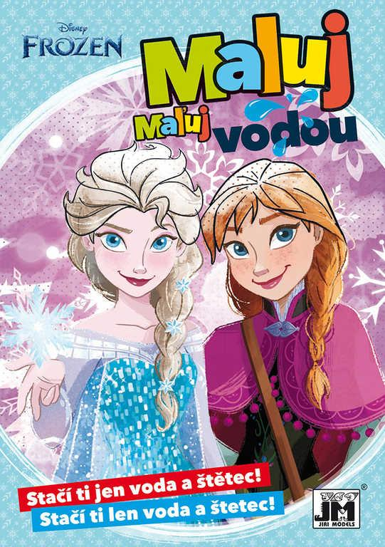 JIRI MODELS Maluj vodou Frozen (Ledové Království) A5 omalovánky