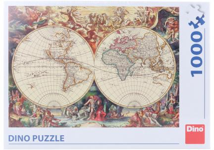 Puzzle Historická mapa 1000 dílků