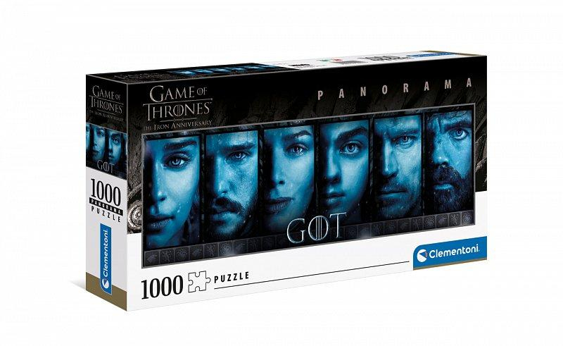 Puzzle 1000 dílků Panorama - Game of Thrones