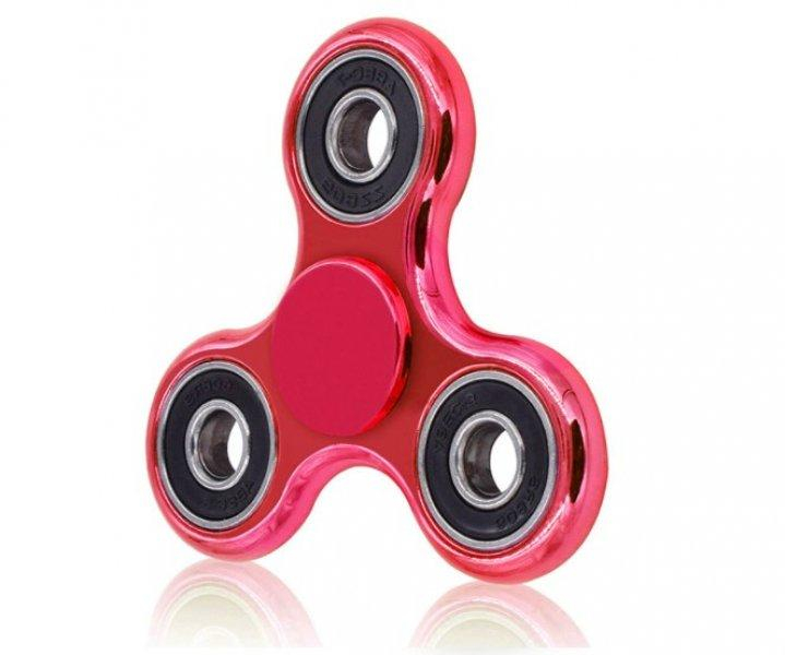 Fidget Spinner s metalickou barvou - Fialová