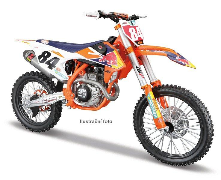 Maisto – Motocykl - Red Bull KTM 450 SX-F Factory Edition 2018, #84 Jeffrey Herlings, 1:6