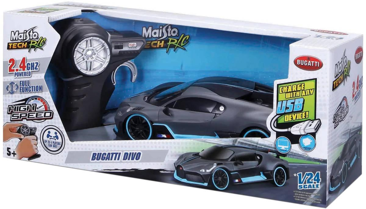 MAISTO RC Auto Bugatti Divo na vysílačku 2,4GHz na baterie 1:24