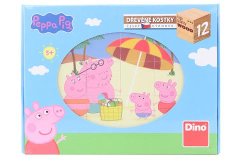 Dřevěné kostky - Peppa Pig 12