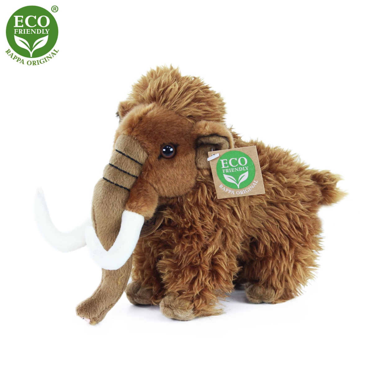 Plyšový mamut stojící 17 cm ECO-FRIENDLY