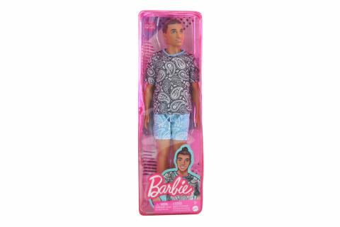 Barbie model ken - tričko s kašmírovým vzorem HJT09