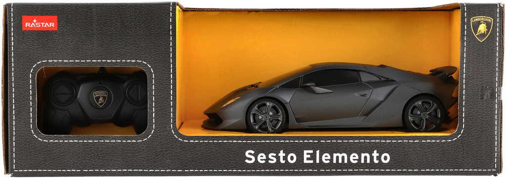 RC Auto Lamborghini Sesto Elemento 23cm na vysílačku 2,4GHz na baterie 1:18