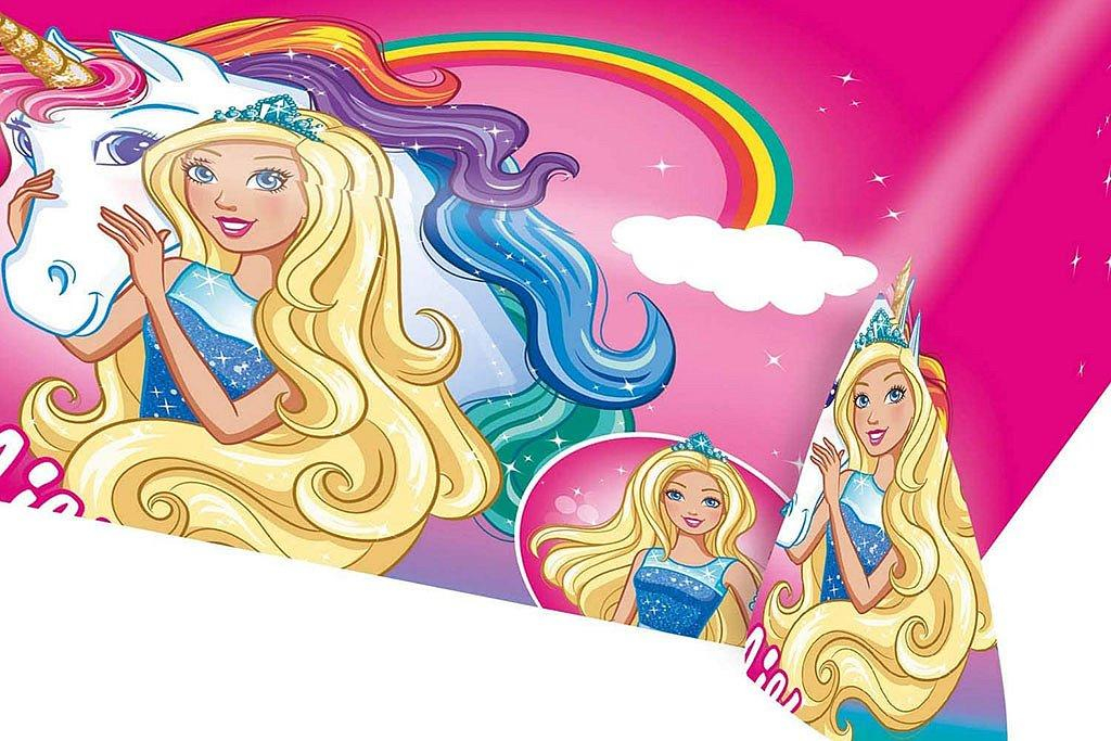 Dětský párty ubrus Disney 180x120 cm - Barbie