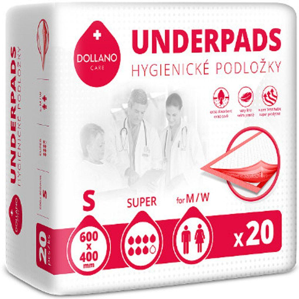 Jednorázové přebalovací podložky Dollano Clinic Underpads vel.S 150 ks