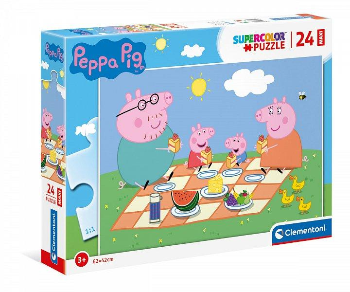 Puzzle 24 dílků Maxi - Peppa Pig