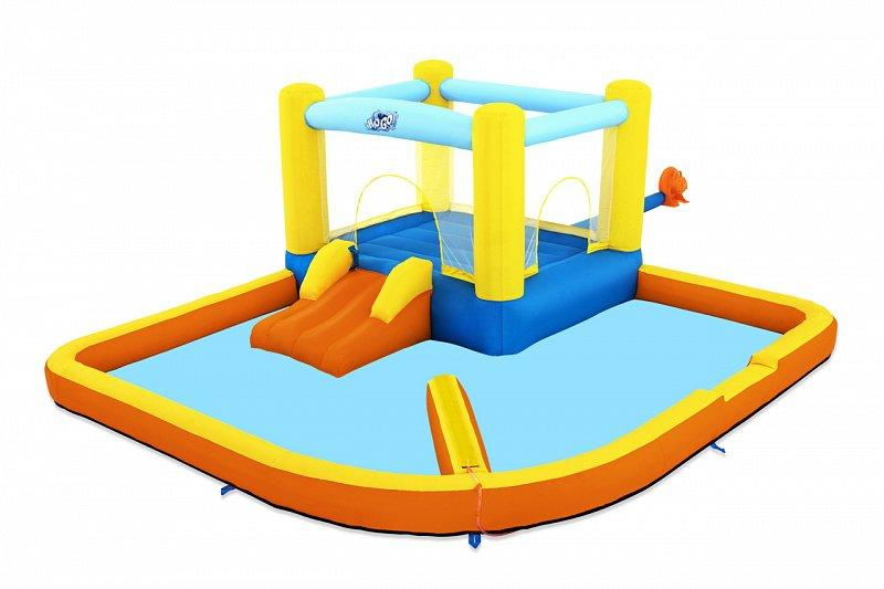 Nafukovací vodní centrum s trampolínou Beach Bounce Water Park3,65m x 3,40m x 1,52m