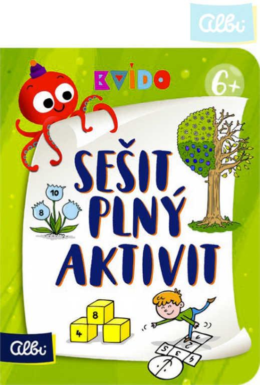 ALBI Sešit plný aktivit 6+ Kvído interaktivní úkoly pro děti