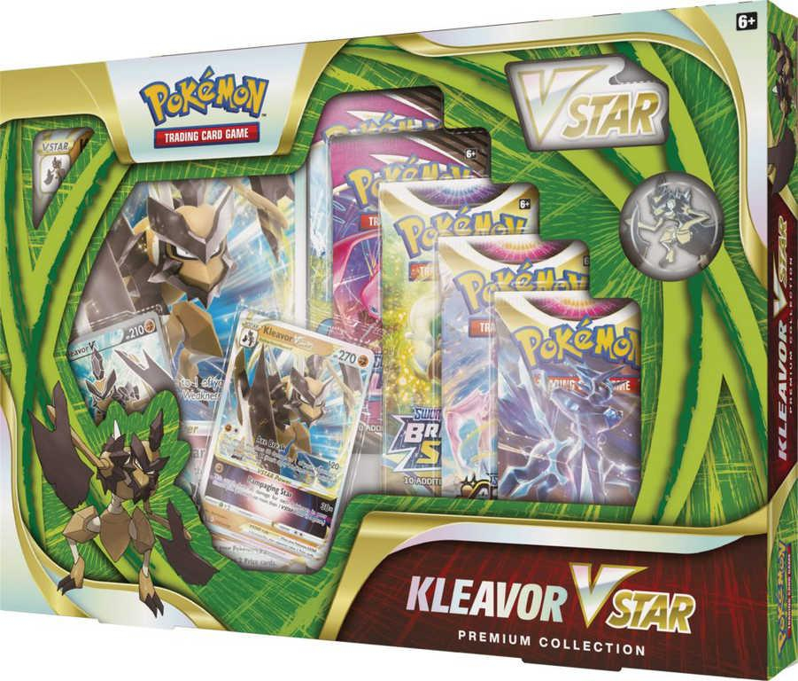 ADC Pokémon TCG: Kleavor V Star Premium Collection set 5x booster s doplňky