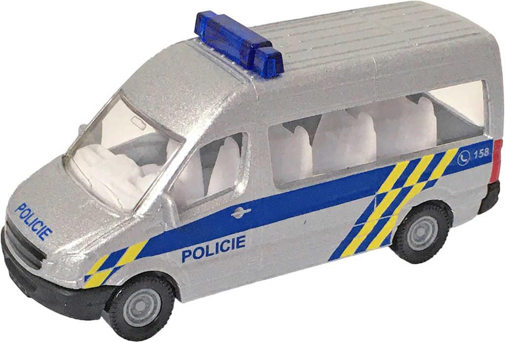 SIKU Auto česká Policie CZ VAN policejní dodávka model kov 0806