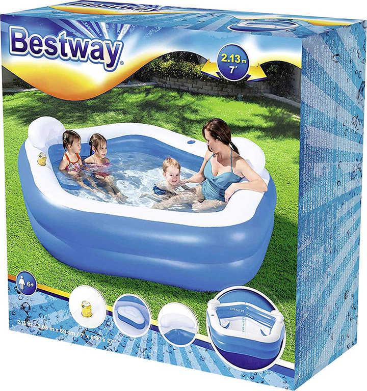 BESTWAY Bazén Family Fun 213x207x69cm rodinný 54153