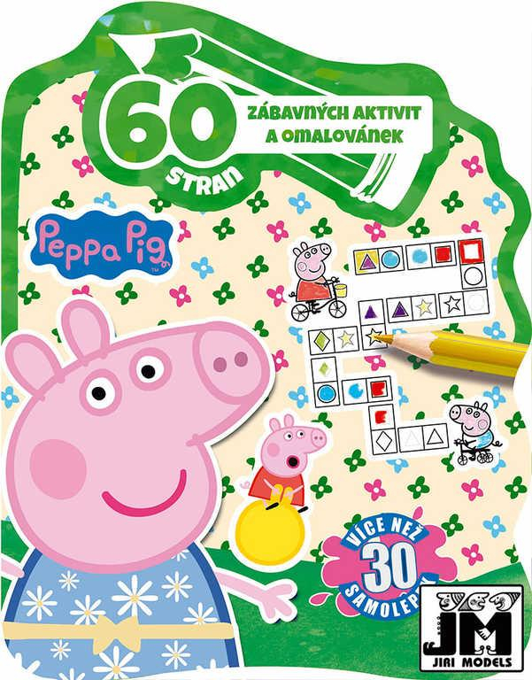 JIRI MODELS Sešit 60 aktivit Peppa Pig set se samolepkami