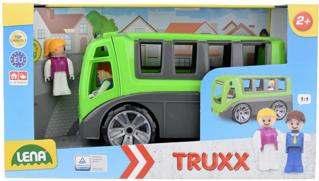 LENA Truxx baby herní set autobus 26cm + 2 figurky plast