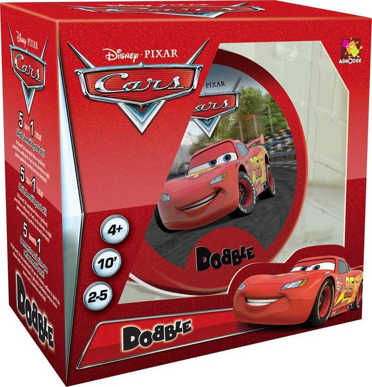 ASMODEE Hra postřehová Dobble CARS v plechové krabičce *SPOLEČENSKÉ HRY*