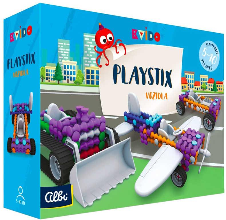 ALBI Kvído Playstix Vozidla 141 dílků STAVEBNICE