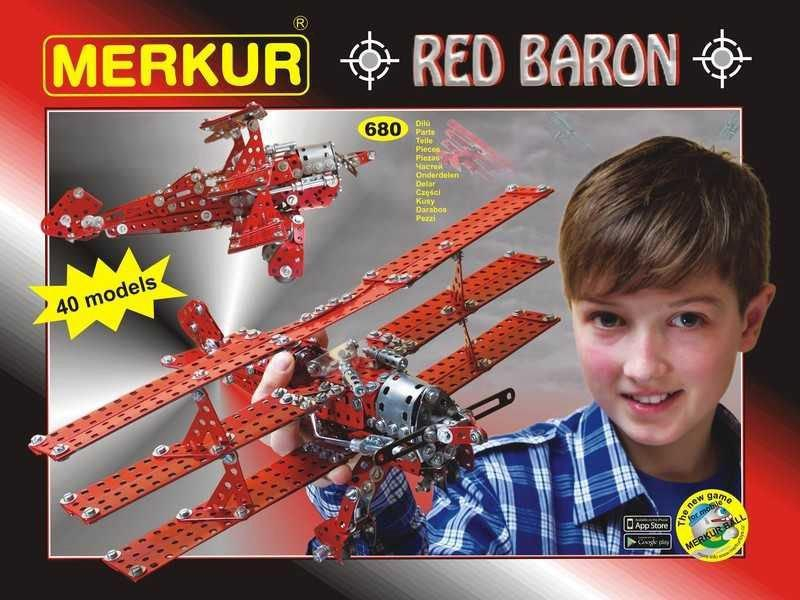 Merkur Red Baron, 680 dílů, 40 modelů