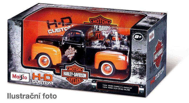 M. Harley-Davidson Custom, window box, 1:24