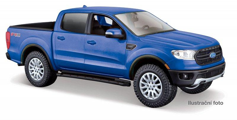 Maisto - 2019 Ford Ranger, metal modrá, 1:27