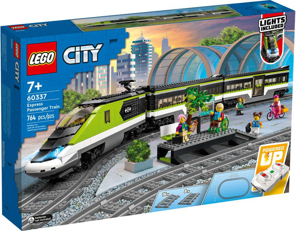 LEGO CITY Expresní vláček na baterie Světlo 60337 STAVEBNICE