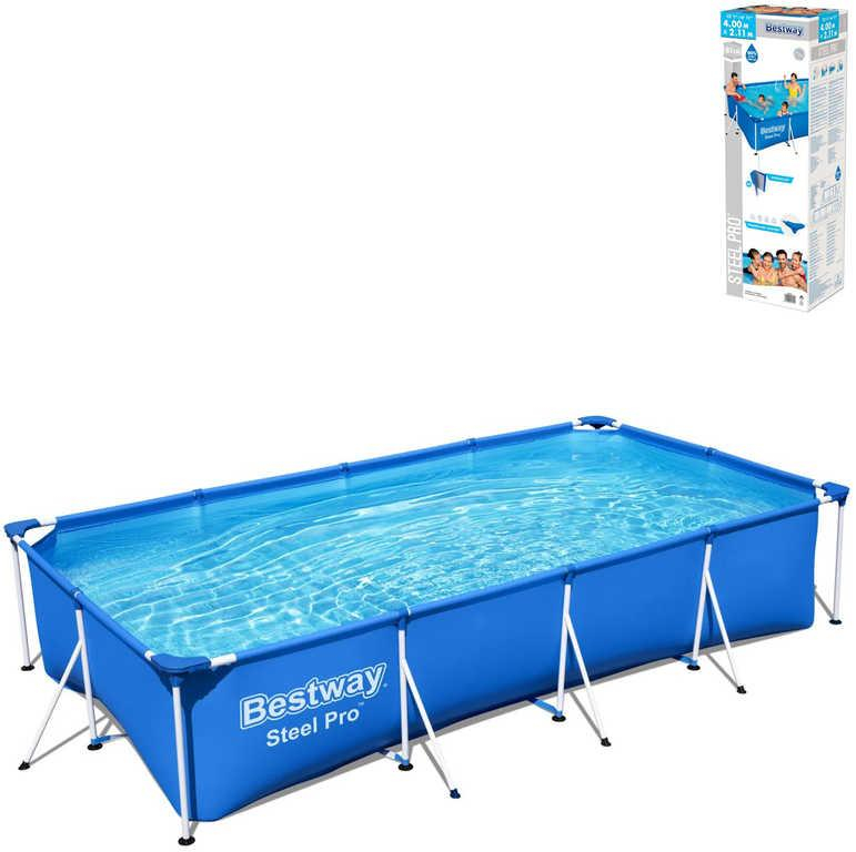 BESTWAY Bazén Steel Pro nadzemní 400x211x81cm 56405