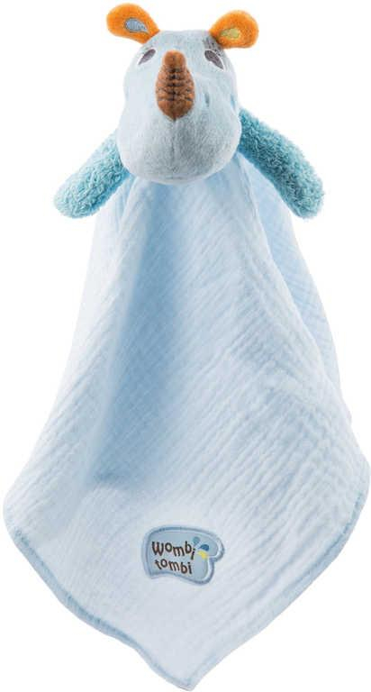 NICI PLYŠ Baby usínáček nosorožec Manuffi 38x38cm na usínání pro miminko