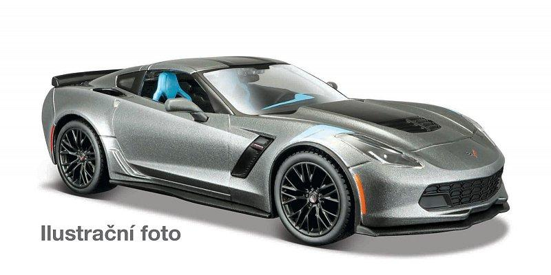 Maisto - 2017 Corvette Grand Sport, metal šedá, 1:24