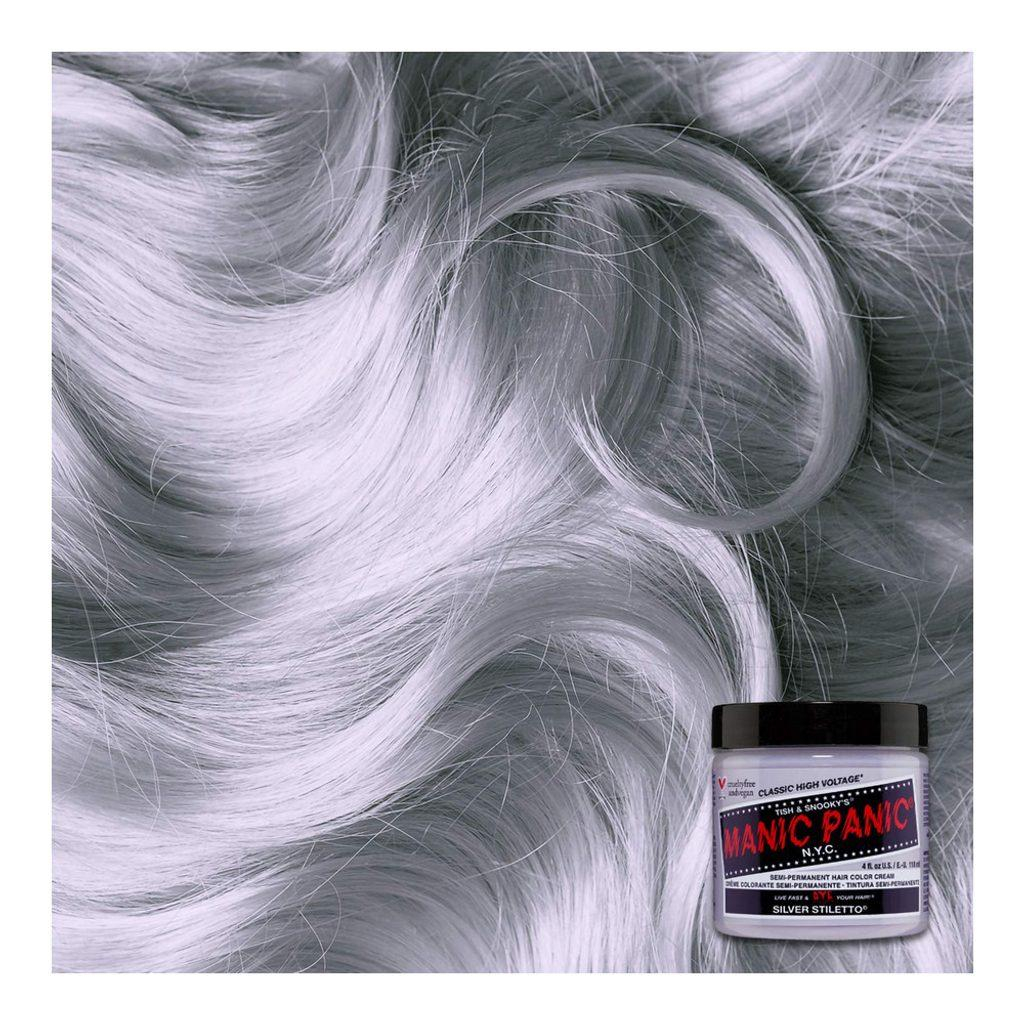 Trvalá barva Classic Manic Panic ‎612600110067 Silver Stiletto (118 ml)