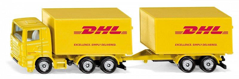 SIKU Blister - DHL kamion s přívěsem