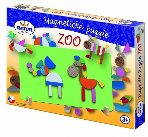 Magnetické puzzle ZOO v krabici 33x23x3,5cm