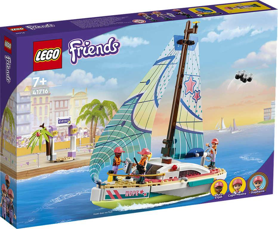 LEGO FRIENDS Stephanie a dobrodružství na plachetnici 41716 STAVEBNICE