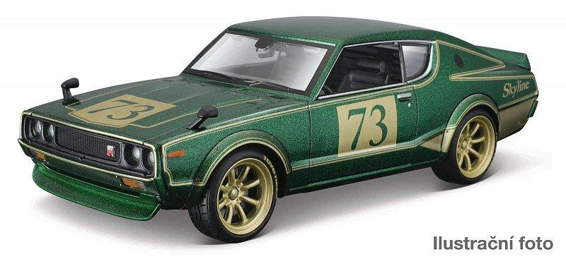 Maisto - 1973 Nissan Skyline 2000GT-R (KPGC 110), zelená, Tokyo Mods, 1:24