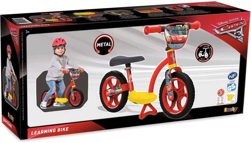 SMOBY Cykloodrážedlo Cars 3 (Auta) 77x48x40cm se stojanem