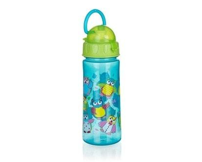 BANQUET Láhev plastová OWLS Green 500 ml