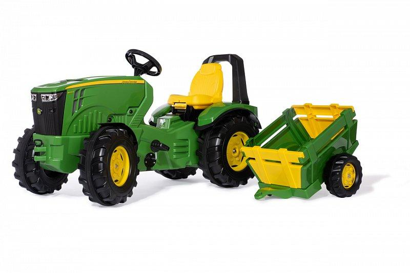 Šlapací traktor X-Trac John Deere Premium s vlečkou