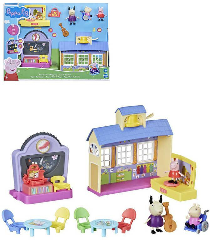 HASBRO Peppa Pig Peppinina školka herní set 2 figurky s doplňky na baterie Zvuk