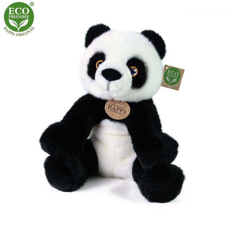 Plyšová panda sedící 27 cm ECO-FRIENDLY