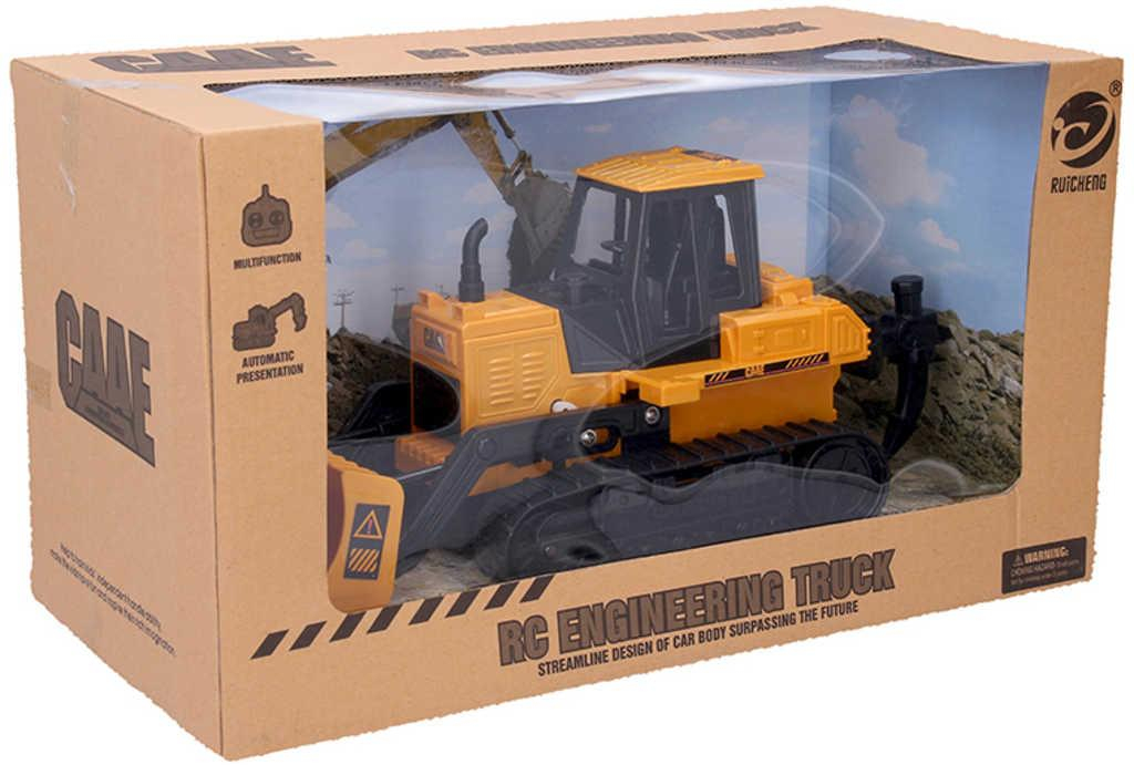 RC Buldozer 33cm na vysílačku 2,4GHz pracovní stroj na baterie