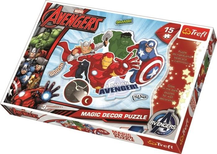 Trefl Magic Decor Fosforové puzzle Avangers