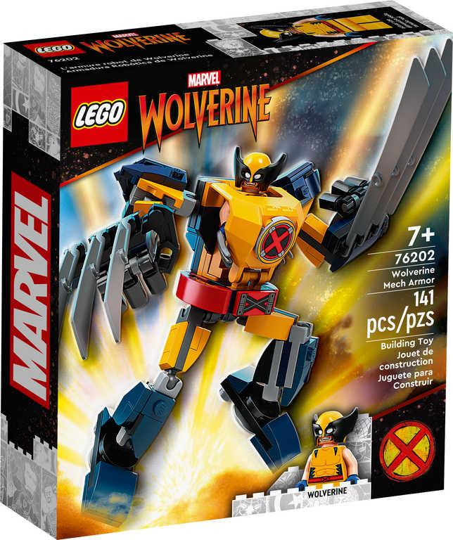 LEGO MARVEL Wolverinovo robotické brnění 76202 STAVEBNICE