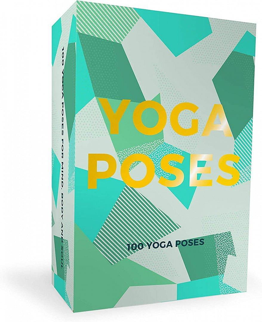 Set 100 dárkových fitness a 100 yoga karet