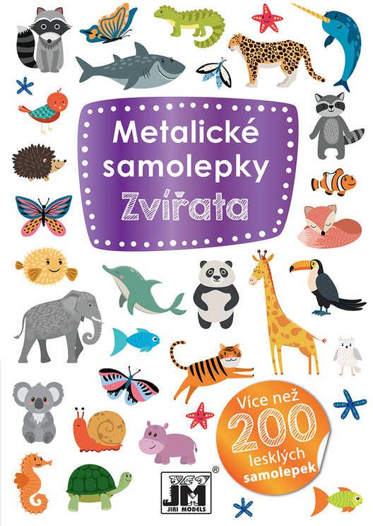 JIRI MODELS Metalické samolepky 200+ Zvířátka